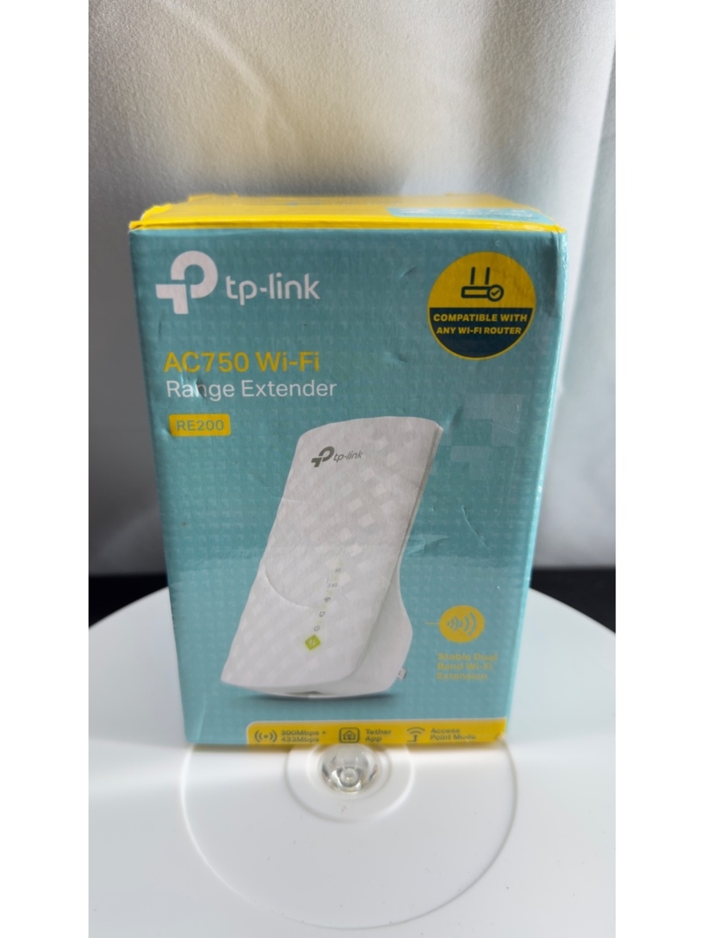 TP-Link RE200 Ver 1.0 AC750 Wireless Dual Band WiFi Range Extender Repeater